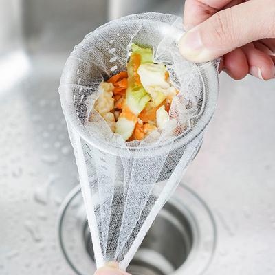 100 pz Usa E Getta Lavello Della Cucina Filtri Scarico Fognario anti-blocco sacchetto della spazzatura Piscina Perdita Borsa a Rete filtro a rete Lavello Rete della Spazzatura