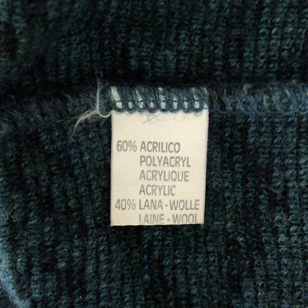 de Warchis in roma 90s Made in Italy Old embroidery Long sleeve sweater Men's Used