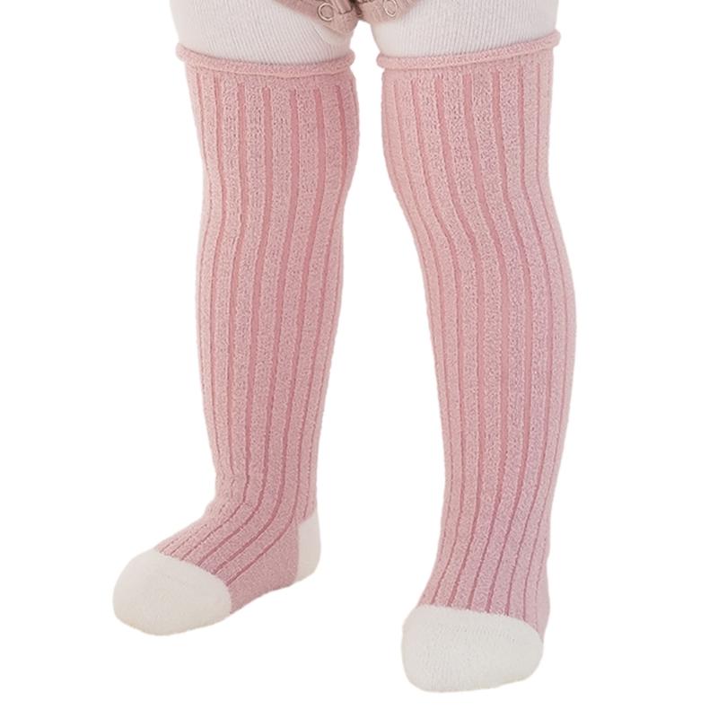 1 Pair Thick Knee High Socks Soft & Breathable Baby Warm Socks Long Stockings for Outdoor Activities, Family Gatherings
