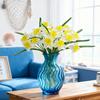 Yousheng Artificial Daffodil Flowers 18 Inch Spring Faux Silk Narcissus Flower Arrangement Fake Daffodils Bouquet for Home Wedding Decor