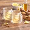 Zwilling Espresso 140ml of Japanese Sorrent "Sorrento Double-Wall Glass, (Set 2)" Tumbler, Insulated, Cold/Hot, Double-Walled, Espresso, Demitasse,