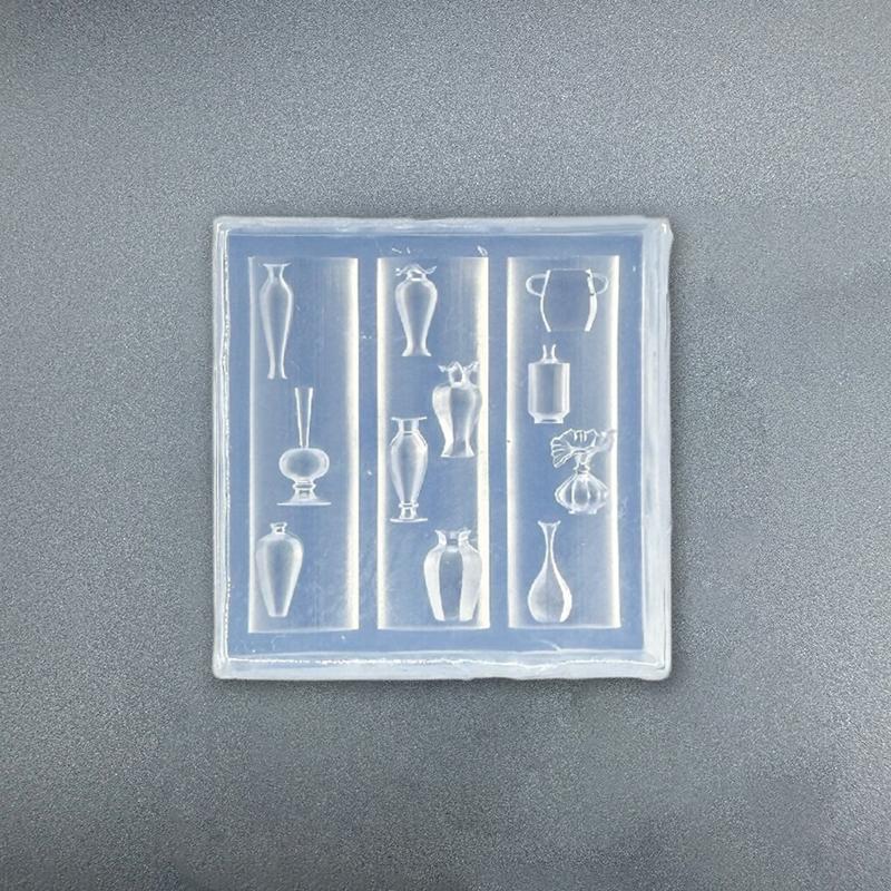 Cartoon Mini Porcelain Bottle Star Lantern Silicone Nail Mold Nail Stamping Decorations Nails Diy Design Manicure Art Tool