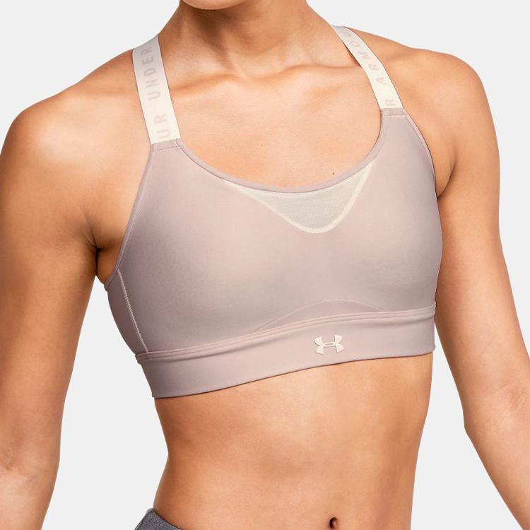 Under Armour Infinity High-Intensity Training Sports Bra Women Underwear Rush-Pink 1351994-667