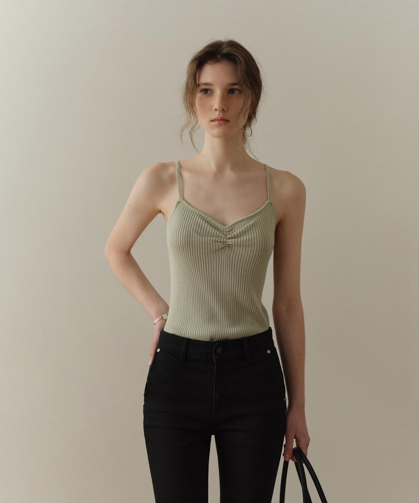 Poyueoaijeuonli Moire Knit Sleeveless (4 Colors)