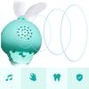 Shaking Toy Bite-resistant Cartoon Rabbit Shape Portable Music Light Teether Toy for Baby