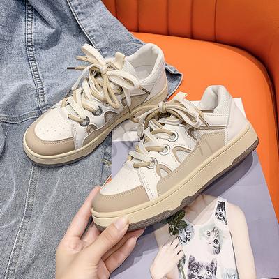 2024 Nuove Scarpe con Plateau Donna Sneakers Chunky Femminili Primavera Autunno Fondo Spesso Scarpe da Skateboard da Strada Lady Scarpa Sportiva Casual