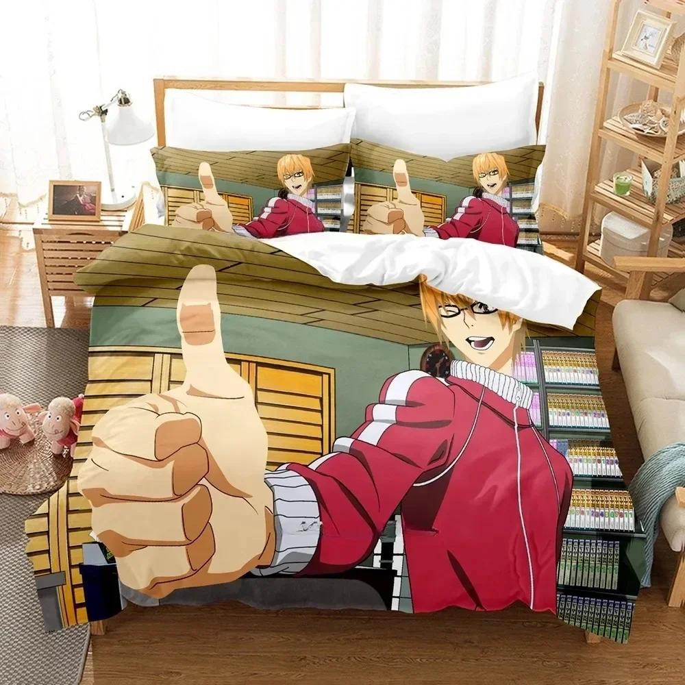 3D Printing  Bed Sheet Set Bakuman Bedding Set Single Twin Full Queen King Size Bed Set Adult Kid Bedroom Duvet Cover Sets