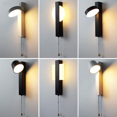 LED Bedroom Bedside Lamp Modern LED Lamp Living Room TV Background Wall Lamp Aisle Lamp