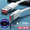 120W şarj aleti kablosu USB Tip C 6A Xiaomi Civi 11T Pro Redmi Note 11 Pro+ Black Shark 4S Pro 67W 55W