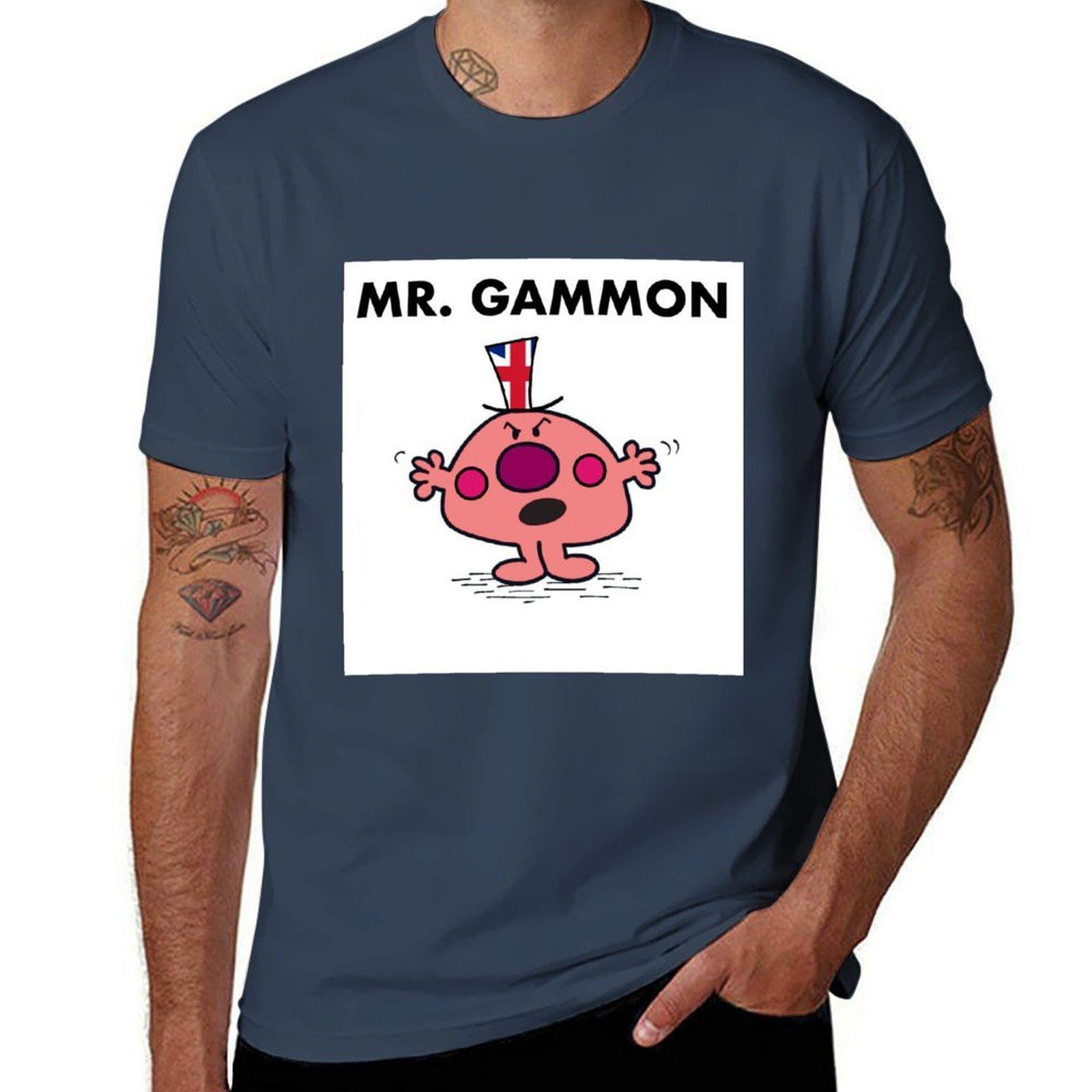 Mr Gammon Brexit Joke Mr Unisex Character Tshirt Essential Solid Color Tshirt S