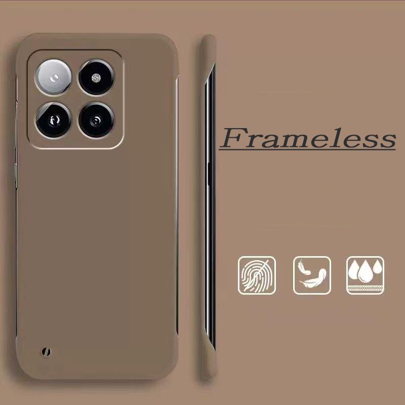 Fashion Slim Frameless Cover for Xiaomi Redmi Note 13 Pro 14 12 10 14C K80 K70 K60 Ultra K50 Mi 15 14 13T 12T 11 12 13 Lite Case Cover Hard Scrub PC