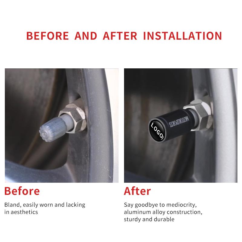 Car Metal Tire Valve Caps Knurled Core Cap Accessories Tire Dust Cap For Benz A B C E S Class W201 W210 W203 C180 C300 W177 AA8