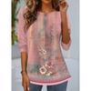 Summer Women's 3D Printed Long-sleeve T-shirt Is Fashionable, Versatile, Breathable, Trendy, and Casual