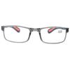 Vintage PC Reading stylish lightweight Glasses Blue+Grey Square Frame Ultra Light Frame Eye Protection Men ladies