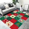 Christmas Theme Carpet for Living Room Decor Sofa Rug Christmas Tree Santa Claus Bedroom Bedside Rug Holiday and Festival Decor