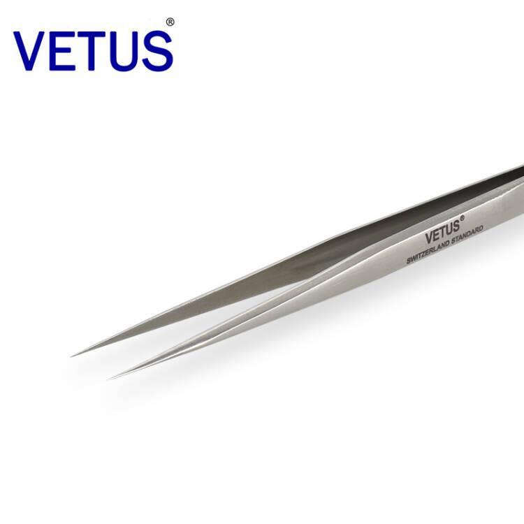 VETUS High-Precision Stainless Steel Tweezers for Circuit Boards, Watches, Electronics, and Mobile Phones