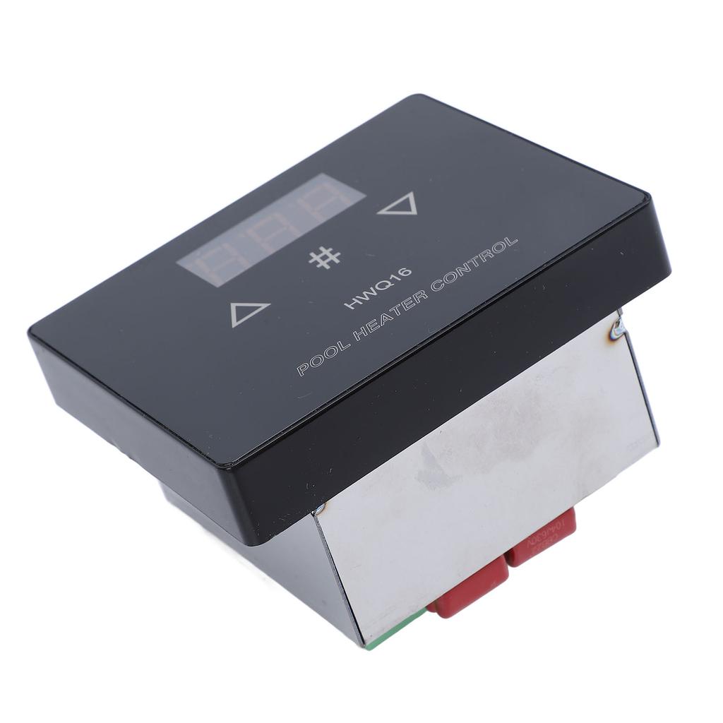 Electric Pool Thermostat Panel Touchscreen Digital Display Swimming Pool Heater Control Panel for Spa Bath Hot Tub 220V
