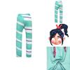 Girls Wreck-it Ralph 2 Vanellope Von Schweetz Colorful Skirt And Pants Cosplay Costume