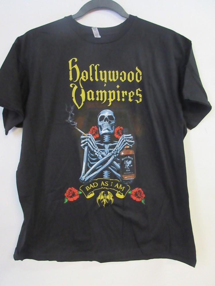 

HOLLYWOOD VAMPIRES OFFICIAL MERCH BAD BAND CONCERT MUSIC EXTRA LARGE Unisex T-Shirt XXXXL
