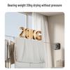 Retractable Indoor Clothesline - No-Drill Steel Wire for Balcony or Bathroom Drying
