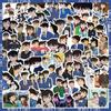 50pcs Detective Conan Anime Stickers DIY Graffiti Laptop Phone Scrapbook Skateboard Luggage Wall Kawaii Decoration Decal Toys