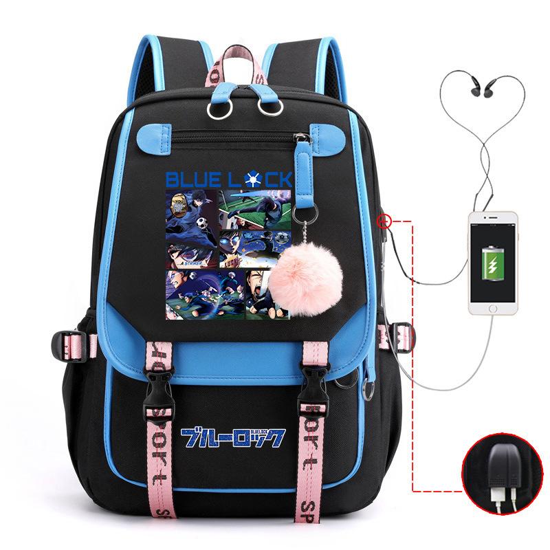 

Аниме Рюкзак Blue Prison Периферия Ридж Сейджиро Мода Студенческий Школьный Рюкзак Большая Вместимость no specification