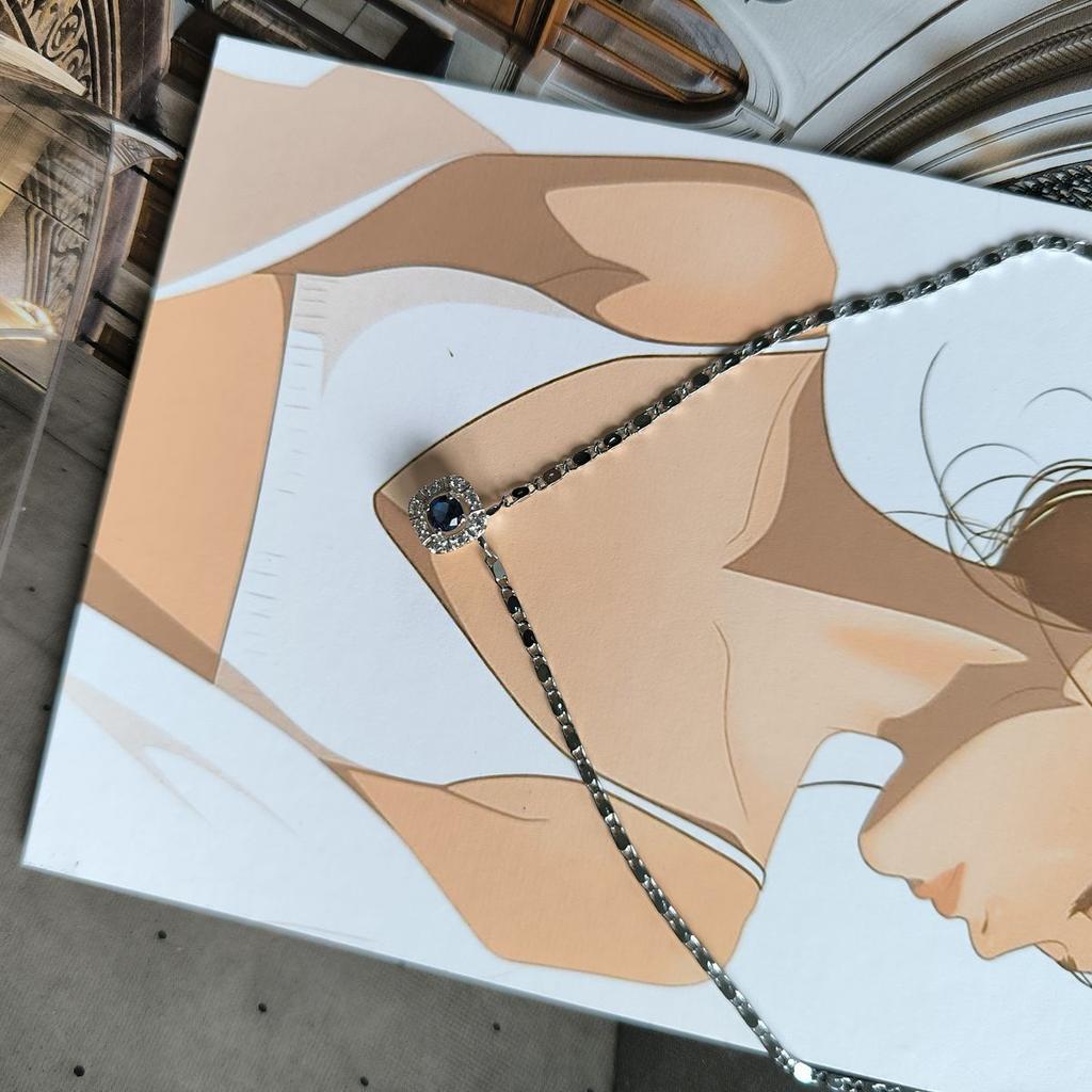 Серебряная подвеска с сапфиром nano 0.312ct (2188902)