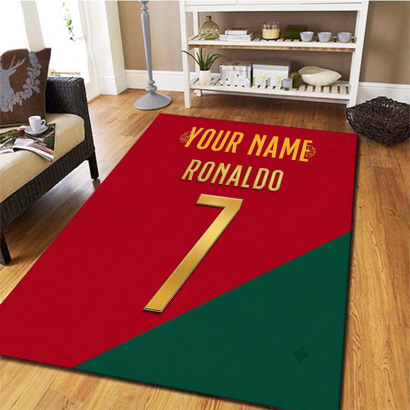 Cr7 Custom Name Carpet Rug For Living Room Bedroom Home Sofa Decoration,Kids play Non-slip Floor Mat