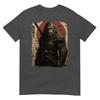 Vintage Japanese Art Anime Bigfoot Samurai Graphic Sasquatch TShirt