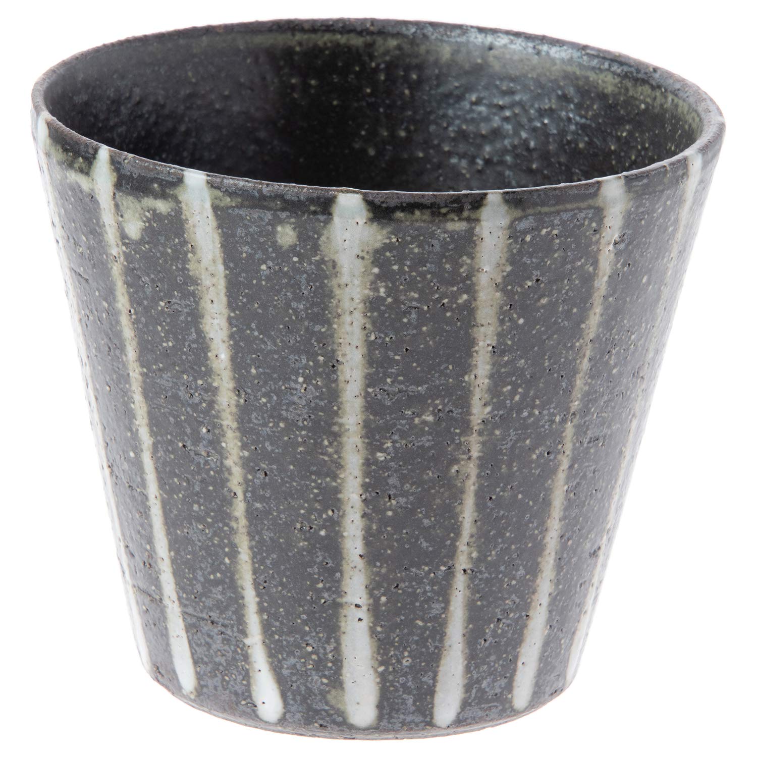 Кружка для напитков Хэкимон из керамики Сигараки с полосками-водопадами