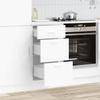 Lyon Under Cabinet In White 40 X 46 X 81.5 Cm Engineered Wood