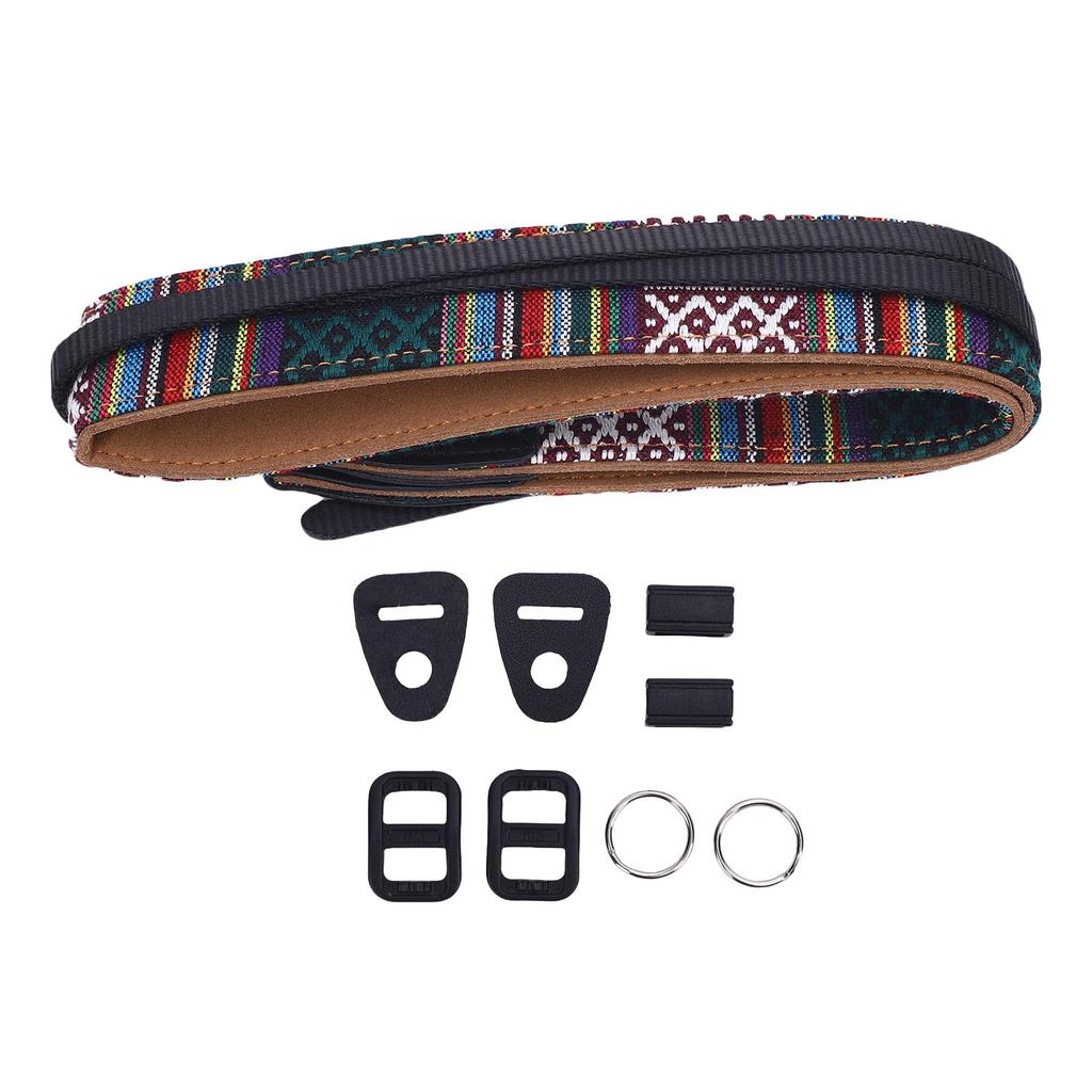 Nylon Camera Strap Vintage Ethnic Style Comfortable Camera Neck Shoulder Strap for DSLR and Mirrorless Cameras Accessories