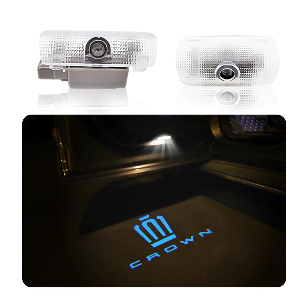 2025 Toyota Crown Estate Courtesy Door Welcome LED Courtesy Lamp with HD Logo Compatible with Toyota Crown Estate Car Door Includes Crown Estate