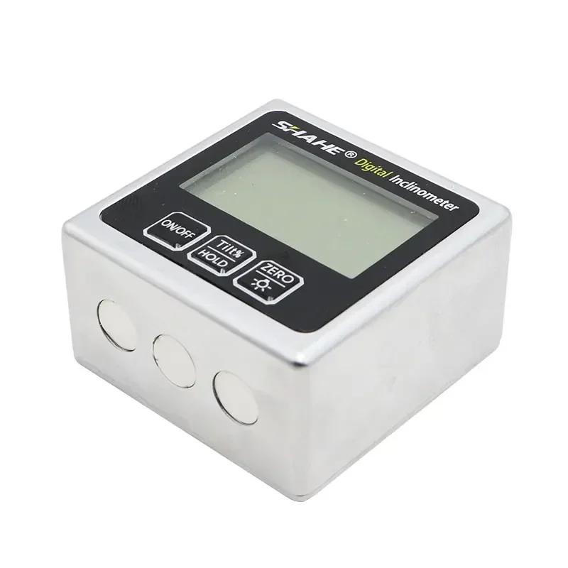 Metal Digital Protractor Universal Bevel 360 Degree Inclinometer Digital Magnetic Level Measuring Instruments