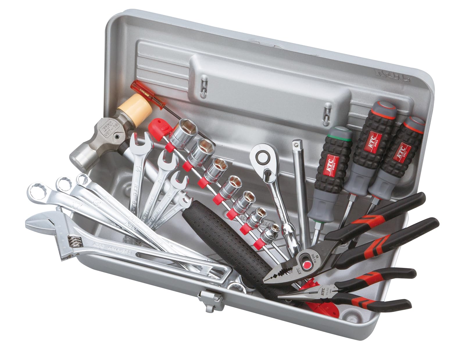

Кейс для інструментів Kyoto Tool Металевий кейс для інструментів SK3242S (KTC) 9,5 кв.м.. Набір із 25 предметів, з одним відкриттям,