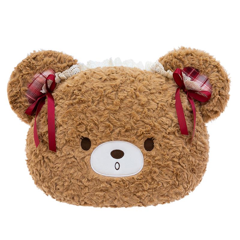 Plüsch-Schnupfenbär Kopfkissen: Kuschelkissen & Puppe für Kinder