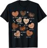 Celebrating Black History with Educated Leader Hearts T-Shirt