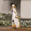 AEE4-Halloween Witch Figurines And Statues Home Decor Resin Witches Cute Elf Sculpture