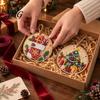 DIY Hanging Ornaments for Adults 6 Pcs Christmas Faux Pearl Painting Art Kit Adults, Holiday Craft Sets Beginners Diamond Kits, Gem Window Tree