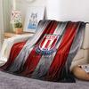 Stoke City Football Club Flanelldecke mit Aufdruck, Hohe Qualität, Bequem für alle Jahreszeiten, Heimdekoration, Wärme und Komfort