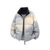 2025 Winter Unisex Trendy Color Block Stand Collar Puffer Jacket for Teens & Couples