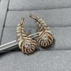Musla Design Luxury Summer Trend Elegant Ladies Angel Shiny Ear Clip Jewelry Gift