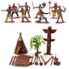 Funny Indian Figures Tribes 13Pcs/Set Model Home DIY Scenery Accessory