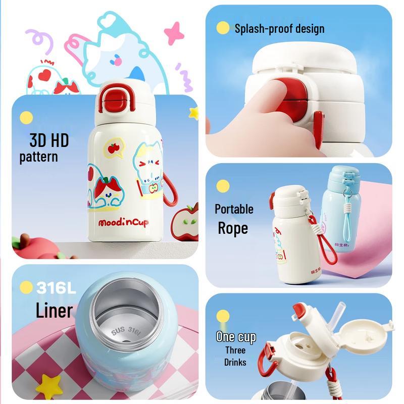 RevoMax Graffiti Doodle Series Insulated Straw Tumbler