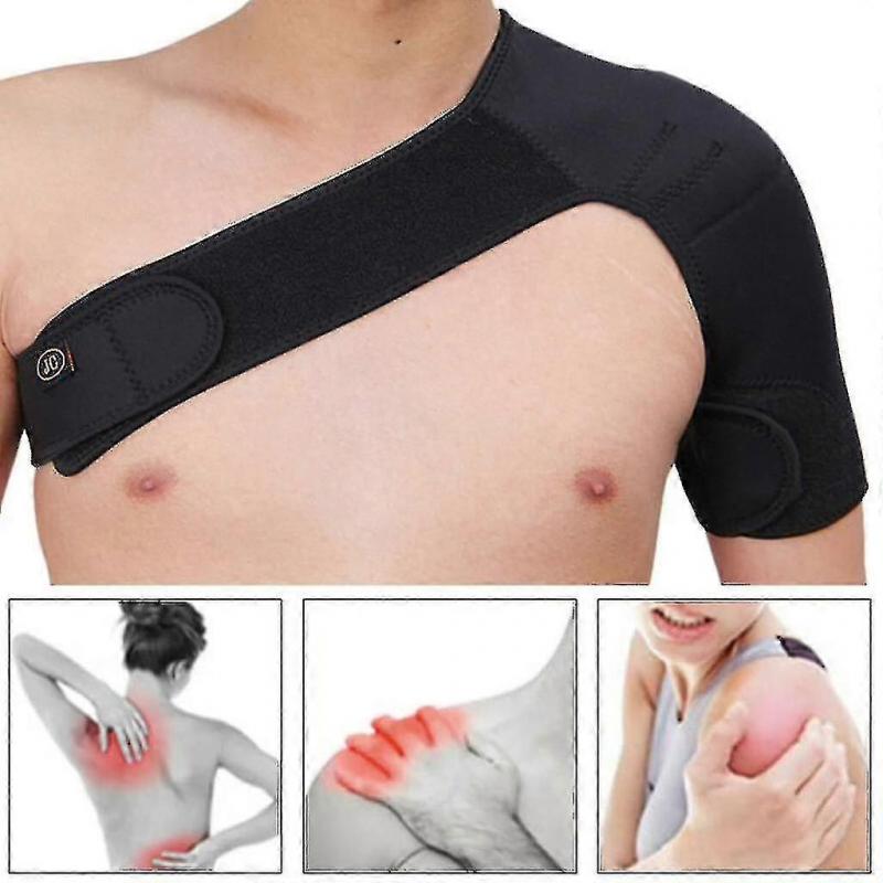 Shoulder Bandage Shoulder Joint Bandage Support Bandage Sports Bandage Shoulder Protection, Adjustable, Right Shoulder For Men - PW