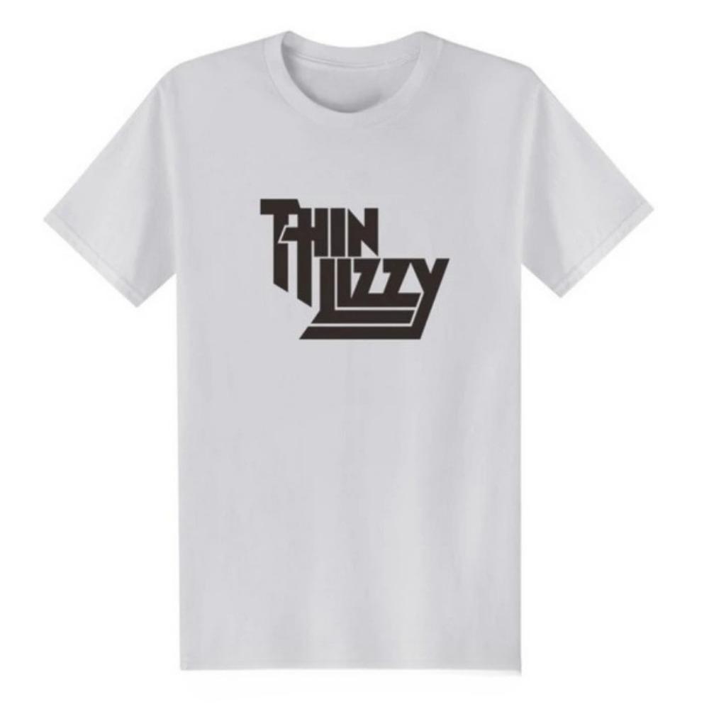 Heavy Metal Rock Band Thin Lizzy T Shirt Men Tops Music Singer T-shirt Short Sleeve Cotton O-neck Tee Top Clothes