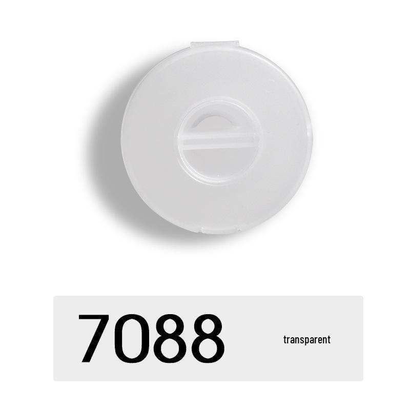 Portable Round Earphone & Data Cable Organizer – Snap-on PP Design for Travel