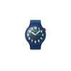 Swatch Aquachrono Essentially Bold Unisex Watch Blue 41mm Water Resistant Quartz