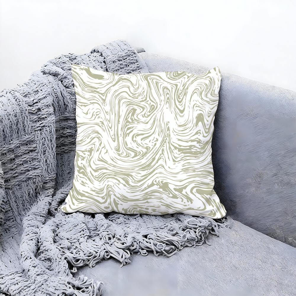soft water ripple Cushion Cover Premium Comfort Reversible Pillow Cove Two in One Design for Any Room Car Interior