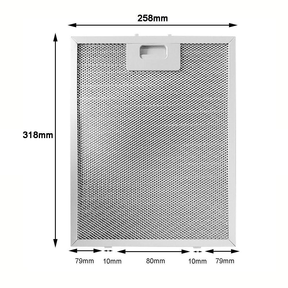 318 X 258 X 9mm Cooker Hood Filter Replacement Range Hood Filter Range Hood Filter Optimal Replacement Interval